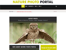 Tablet Screenshot of naturephotoportal.com